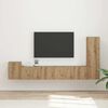 vidaXL Ensemble meuble TV 3 pcs Ch&ecirc;ne artisanal Bois d'ing&eacute;nierie