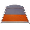 vidaXL Tente de camping de cabine 4 personnes orange imperméable