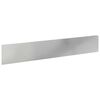vidaXL Bordure de Pelouse 20 pc 100 x 18 cm Acier Argent&eacute;