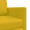 vidaXL Canap&eacute;-Lit 60cm Jaune fonc&eacute; Velours