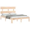 vidaXL Cadre de lit sans matelas 120x200 cm bois de pin massif