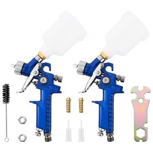 vidaXL Kits de Pistolet de Peinture HVLP avec Tasse de 125 ml 125 ml