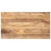 vidaXL Dessus de table 100x70x2,5cm rectangulaire bois massif manguier