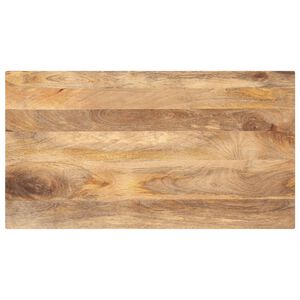 vidaXL Dessus de table 100x70x2,5cm rectangulaire bois massif manguier