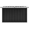 vidaXL Bo&icirc;te de rangement de jardin Anthracite 109x67x65 cm