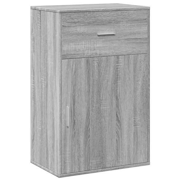 vidaXL Armoire de rangement sonoma gris 56,5x39x90 cm bois ingénierie