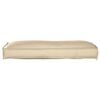 vidaXL Coussin Beige 120 x 40 x 12 cm Tissu Oxford