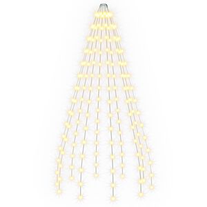 vidaXL Lumi&egrave;res pour sapin de No&euml;l 150 LED Blanc chaud 150 cm