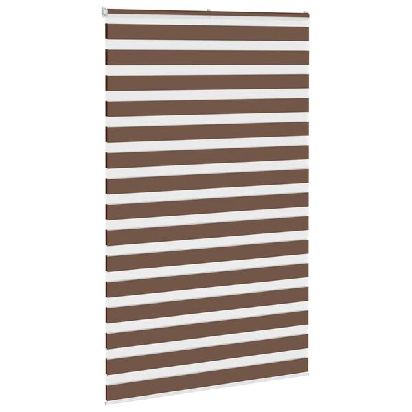 vidaXL Store z&egrave;bre marron 140x230cm largeur du tissu 135,9cm polyester