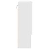 vidaXL Armoire Miroir Blanc brillant 59 x 17 x 55 cm Bois d'ingénierie