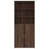 vidaXL Buffet haut ch&ecirc;ne marron 80x42,5x185 cm bois d'ing&eacute;nierie