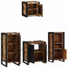 vidaXL Ensemble de mobilier de salle de bain 4 pcs Bois Recyclé Solide