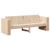 vidaXL Canap&eacute; de jardin Naturel 185,5 x 60 x 62 cm Bois de pin massif