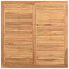 vidaXL Table basse Marron 85 x 85 x 45 cm Bois de teck massif