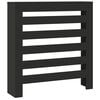 vidaXL Cache-radiateur noir 78x20x82 cm bois d'ing&eacute;nierie