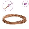 vidaXL Corde en Cuir Marron Ø2 mm x 5 m Cuir