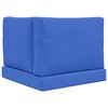 vidaXL Coussin de canap&eacute; d'ext&eacute;rieur 3 pcs Turquoise Polyester