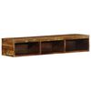 VidaXL Meuble TV mural 100x30x19 cm bois massif de r&eacute;cup&eacute;ration