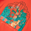 T-shirt pour enfants orange foncé 104