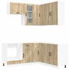vidaXL Unit&eacute; de cuisine KALMAR 8 pc Ch&ecirc;ne Sonoma Bois d'ing&eacute;nierie