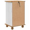 vidaXL Commode ASKIM Blanc 45.8 x 40 x 79 cm Bois de pin massif