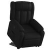 vidaXL Fauteuil inclinable Noir Similicuir