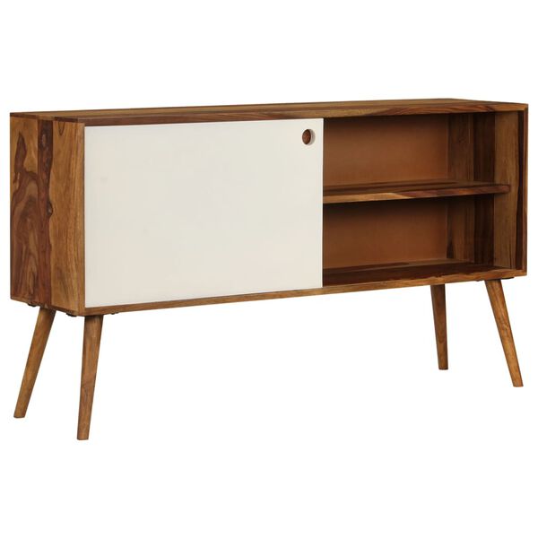 vidaXL Buffet Bois de Sesham massif 118x30x66 cm