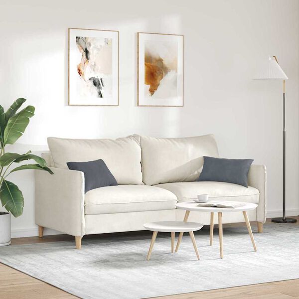 vidaXL Coussins de canapé 2 pcs Gris foncé 50 x 30 cm