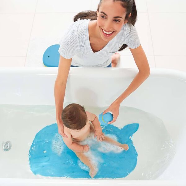 Skip Hop Tapis de bain bébé Moby Bleu