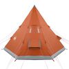 vidaXL Tente de camping tipi 4 personnes orange imperm&eacute;able