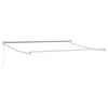 vidaXL Cadre de store r&eacute;tractable Blanc 350 x 250 cm Aluminium