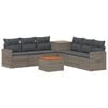 vidaXL Ensemble de Canap&eacute;s 8 pc Gris et Gris fonc&eacute;