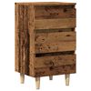 vidaXL Table de chevet vieux bois 40x35x69 cm bois d&rsquo;ing&eacute;nierie