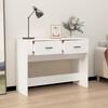 vidaXL Table console Blanc 100x39x75 cm Bois d'ing&eacute;nierie