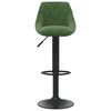 vidaXL Tabouret de bar Vert foncé Velours