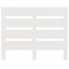 vidaXL Cadre de lit Blanc 90x190 cm Bois de pin massif Simple