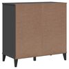 vidaXL Commode VIKEN gris anthracite bois d'ingénierie
