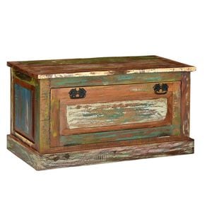 vidaXL Banc de rangement de chaussures Bois de r&eacute;cup&eacute;ration