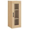 vidaXL Buffet haut Ch&ecirc;ne sonoma 34,5x34x180 cm Bois d'ing&eacute;nierie