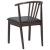 vidaXL Chaise de salle &agrave; manger 2 pcs Marron clair et noir