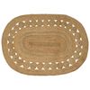vidaXL Tapis de zone Naturel 100 x 152 cm Jute