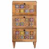 vidaXL Buffet Naturel 40 x 33 x 75 cm Bois de mangue massif