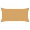 vidaXL Voile d'ombrage 160 g/m&sup2; rectangulaire sable 2,5x5 m PEHD