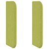vidaXL Oreille de t&ecirc;te de lit Vert tissu