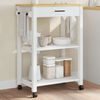 vidaXL Chariot de cuisine MONZA 60x40x88,5 cm bois massif de pin