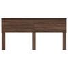 vidaXL T&ecirc;te de lit Ch&ecirc;ne brun 200 cm Bois d'ing&eacute;nierie