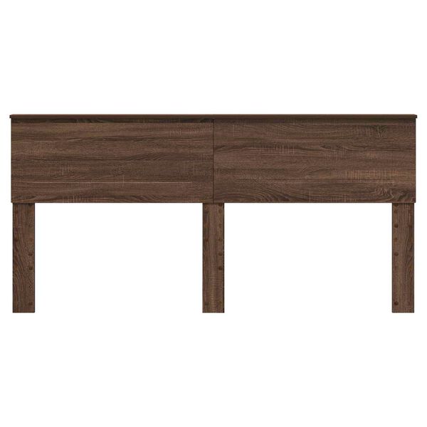 vidaXL T&ecirc;te de lit Ch&ecirc;ne brun 200 cm Bois d'ing&eacute;nierie