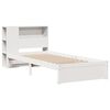 vidaXL Lit biblioth&egrave;que sans matelas blanc 100x200 cm bois pin massif