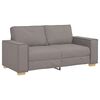 vidaXL Canap&eacute; 2 places Taupe 180x78x84 cm Tissu