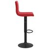 vidaXL Tabourets de bar lot de 2 rouge bordeaux velours